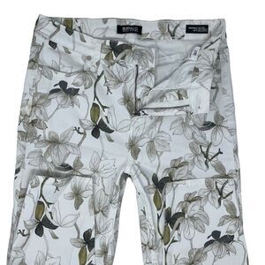 Buffalo David‎ Bitton Size 4 (29x26) Havana High-Rise Stretch White Floral Jeans